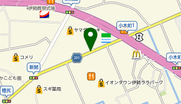 タイキ伊勢小木店の地図画像