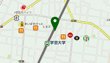 レッドロック学芸大学駅前店の地図画像