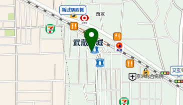 ヒノマルパチンコ新城駅前店の地図画像