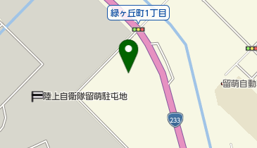 留萌ひまわりの地図画像