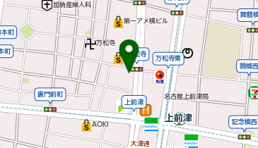 QUICK7大須店の地図画像