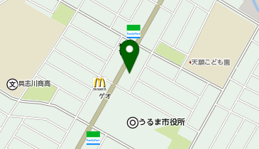 アムズガーデンうるま店の地図画像