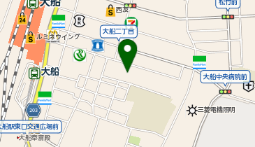 PIA大船の地図画像
