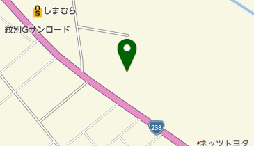 ネバーランド紋別店の地図画像