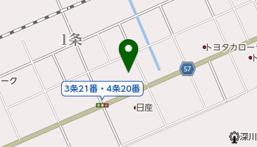 パーラーハビン深川店の地図画像