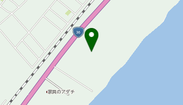 ダイナム登別店の地図画像