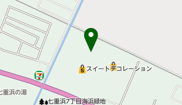 ダイナム北斗七重浜店の地図画像