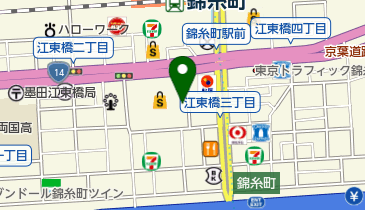 みとやジャックポット錦糸町の地図画像