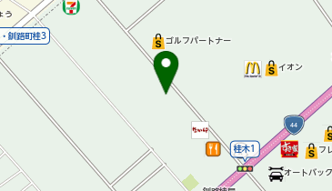 アーリーワン釧路桂店の地図画像