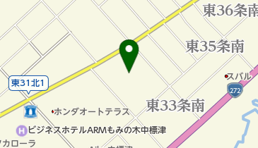 パーラー太陽中標津店の地図画像