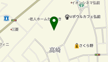ダイナム弘前店の地図画像