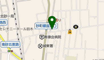 ダイナム砂町銀座店の地図画像
