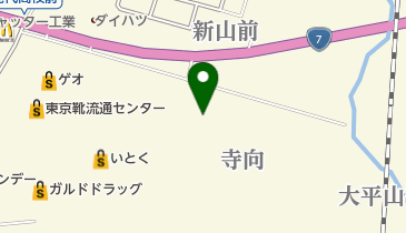 能代ひまわりの地図画像