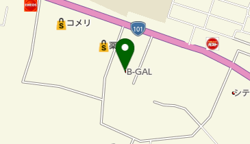 ビイギャル男鹿店の地図画像