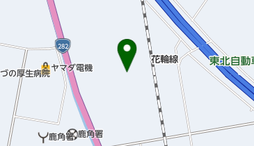 夢工房21鹿角店の地図画像