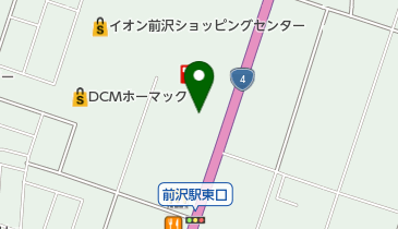 ダイナム岩手前沢店の地図画像