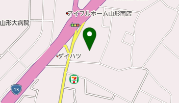 ダイナム山形店の地図画像