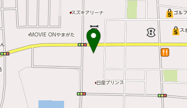 ベガスベガス北山形店の地図画像