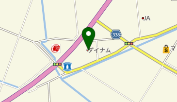 ダイナム鶴岡店 ゆったり館の地図画像