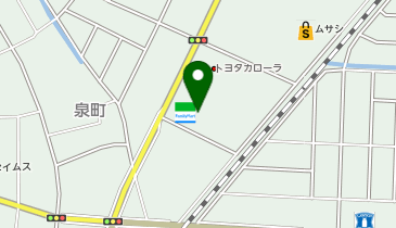 ベガスベガス酒田泉店の地図画像