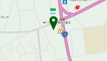 トパー天童店の地図画像