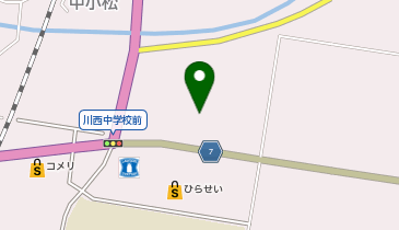 ダイエー川西店の地図画像