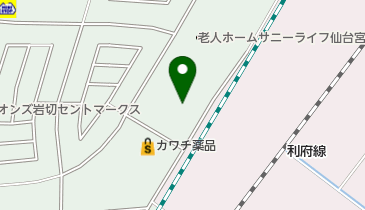 パラディソ岩切店の地図画像