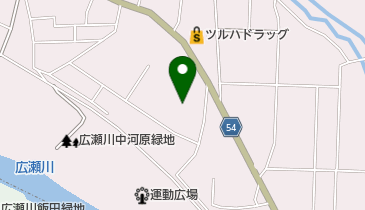 パラディソ沖野店の地図画像