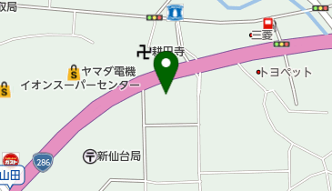ニラク仙台南店の地図画像