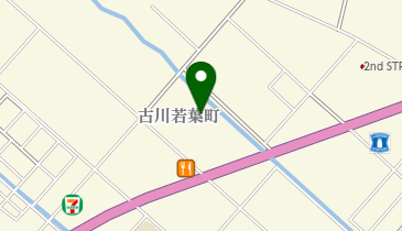 スーパーラッキー古川店の地図画像