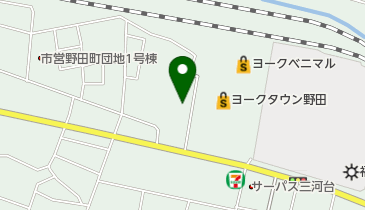 パチンコ三ツ星野田町店・三ツ星野田町2号店の地図画像