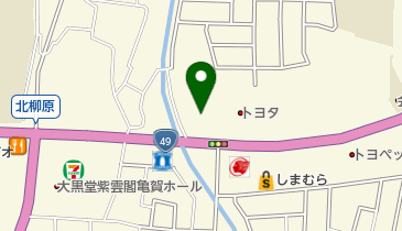 ワールド会津若松店の地図画像
