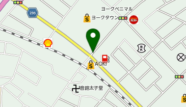 アラジン八山田店の地図画像