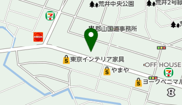 ニラク郡山荒井店の地図画像