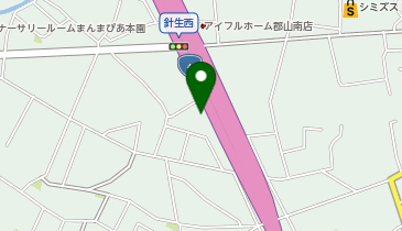 ニラク郡山大槻店の地図画像