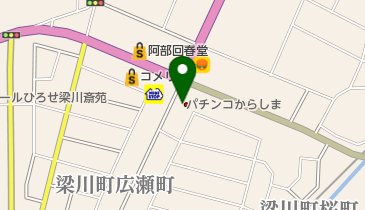 パチンコからしまの地図画像