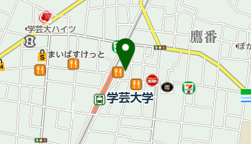 スーパーセブン学芸大学の地図画像