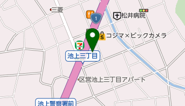 ARROW池上店の地図画像