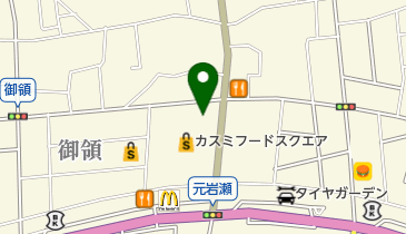 満月岩瀬店の地図画像
