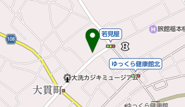 金馬車(大洗)の地図画像