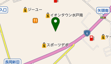 ダイナム茨城イオンタウン水戸南店 ゆったり館の地図画像