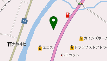 パチンコ大学の地図画像