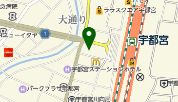 駅前麗都の地図画像