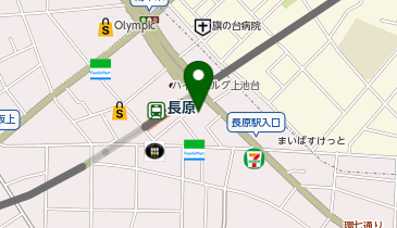 ニラク大田長原店の地図画像