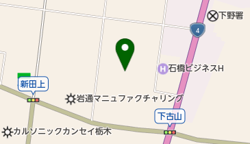 ZENT石橋店の地図画像