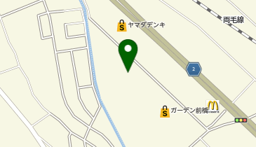 Super D&rsquo;STATIONガーデン前橋店の地図画像