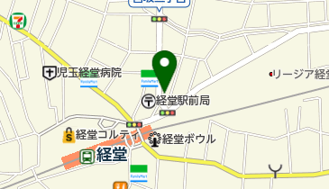 カレイド経堂店の地図画像