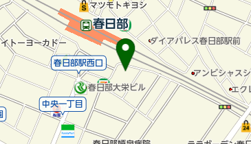 ピーアーク春日部の地図画像