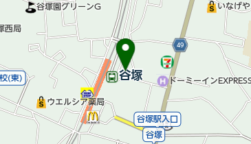 ピーアーク谷塚の地図画像