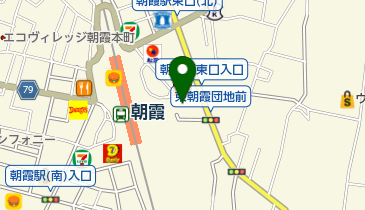 朝霞UNOの地図画像